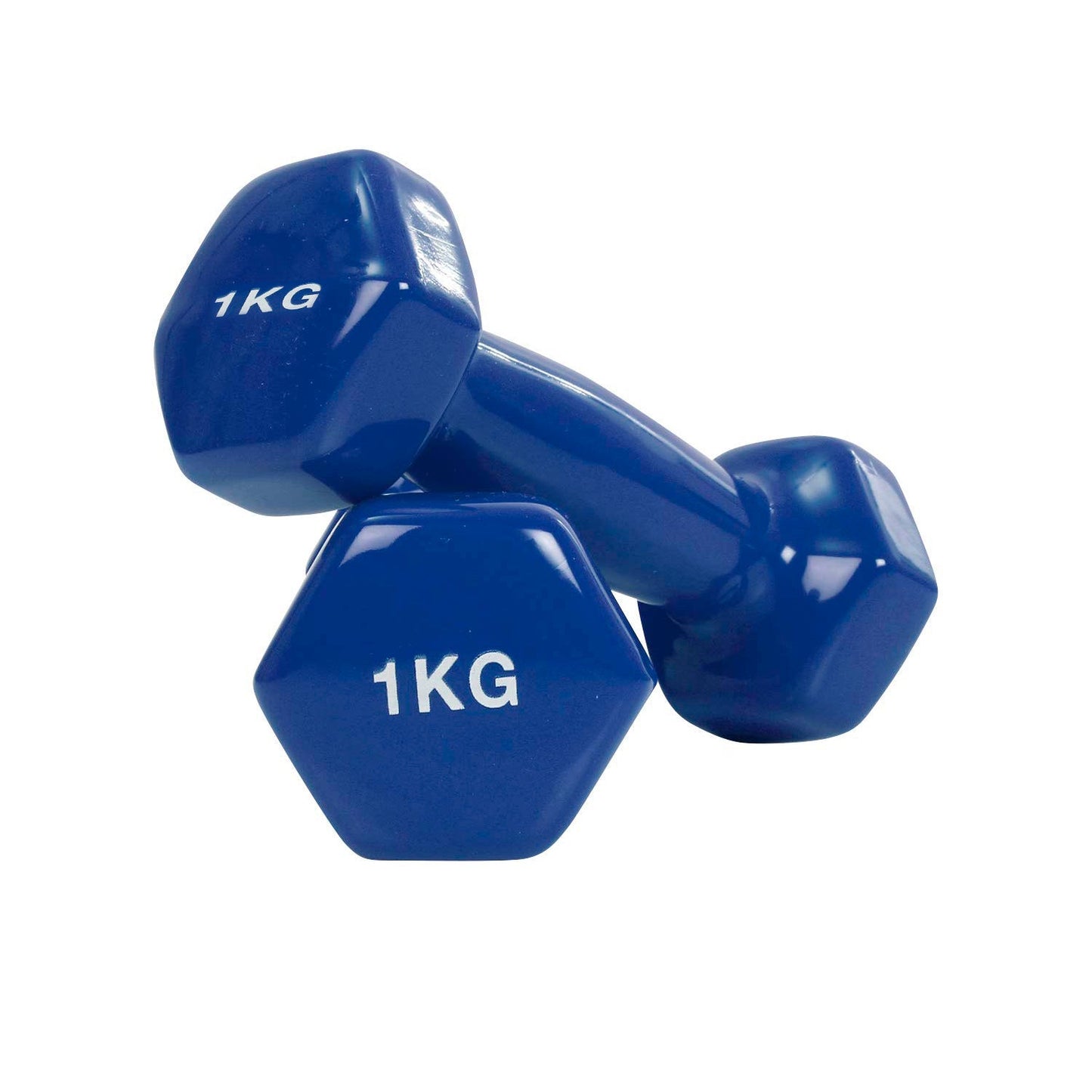 H PRO 1 KG Vinyl Dumbbell (Set of 2, 1kg Each)