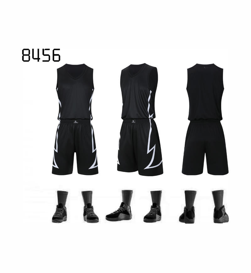 H PRO Baseline Breaker 8456-HMS Basketball Jersey – Logo-Ready Design for Competitive Teams
