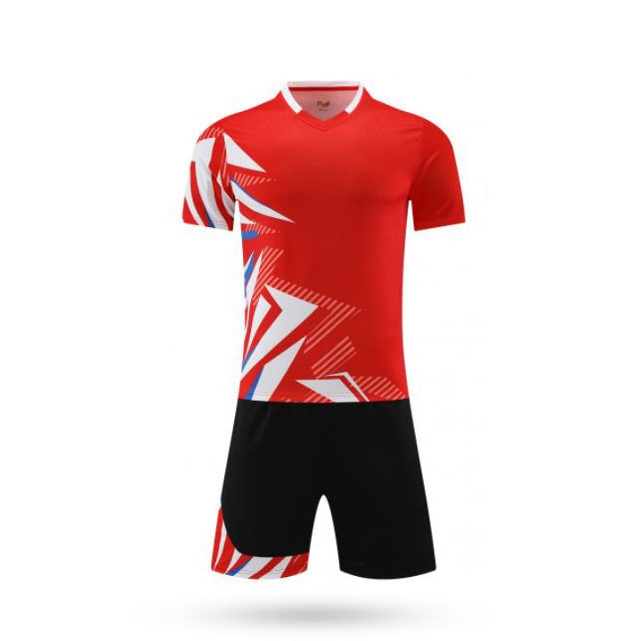 Custom Aero Swift Red Soccer kit with Black Short