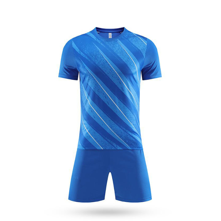 Custom Dominator Blue Jersey with Short