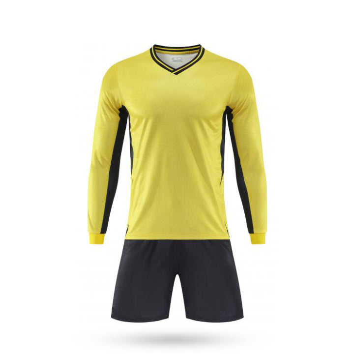 Custom Pulse Gear Yellow Soccer Jersey with Black Short