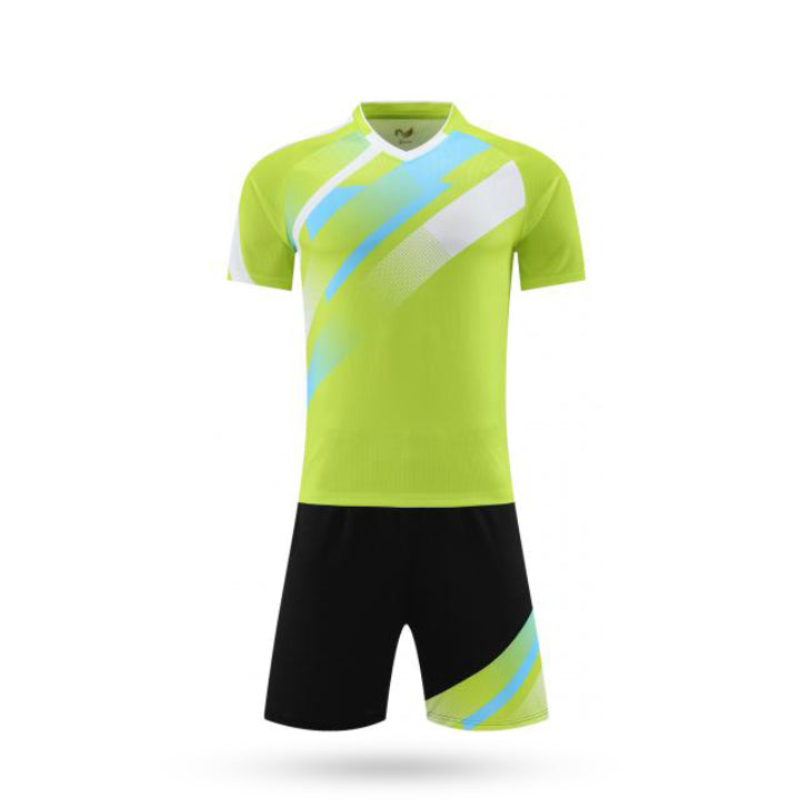 Custom Titan Edge Olive Green Soccer Jersey with Black Short