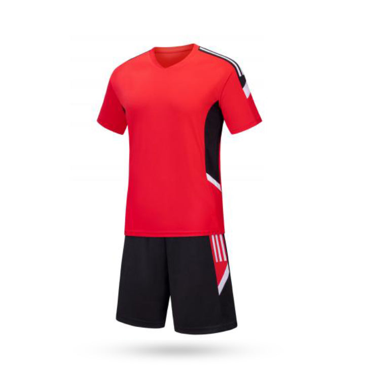 Forge Fit Red Soccer Jersey with Black Short