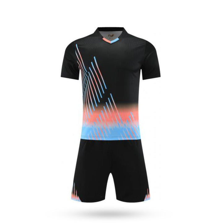 Legacy Luxe Black Soccer Custom Jersey Front View