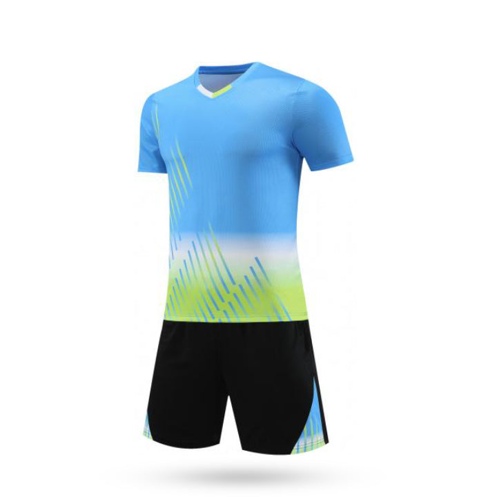 Legacy Luxe Blue Soccer Jersey with Black Short