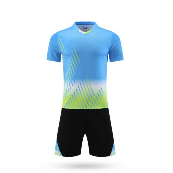 Legacy Luxe Blue Soccer Custom Jersey Front View