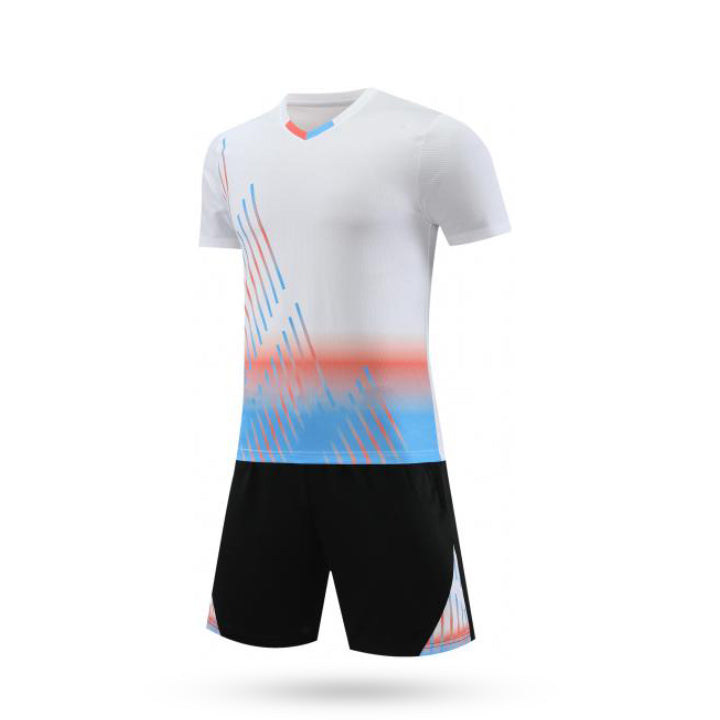 Legacy Luxe White Soccer Jersey with Black Short