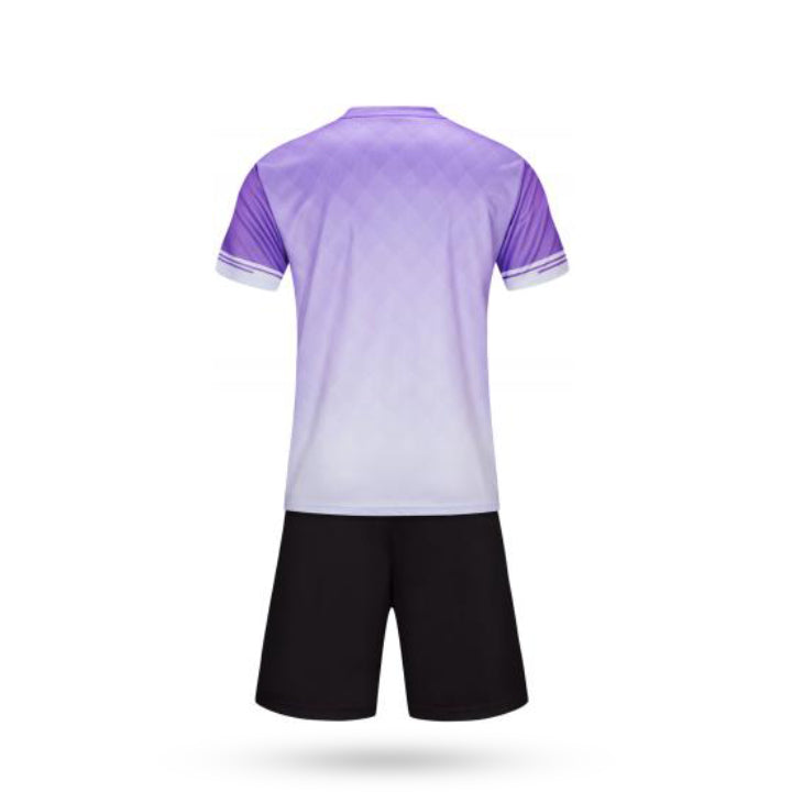 Peak Performance Purple Soccer Jersey Back View