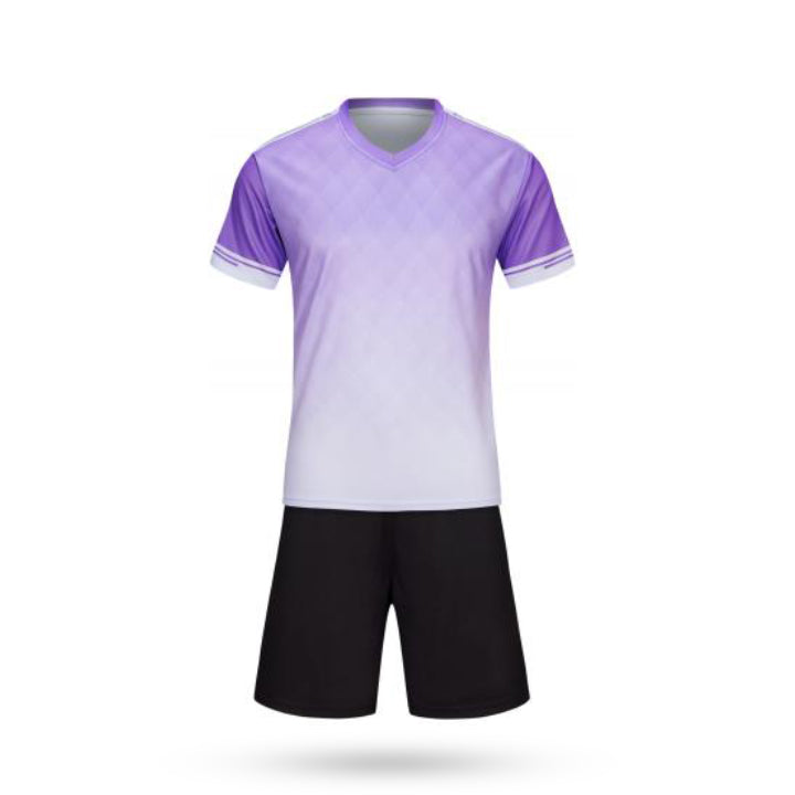 Peak Performance Purple Soccer Jersey with black short