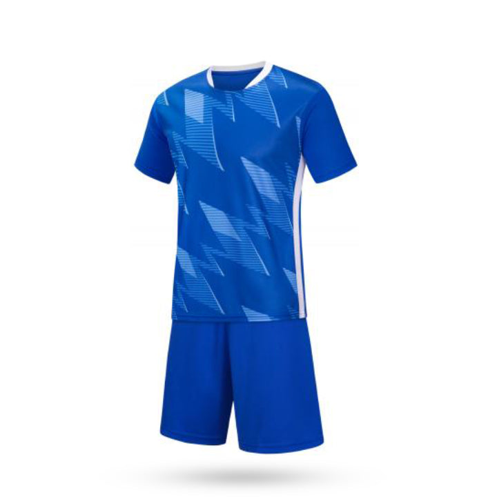 Blue Soccer Jersey with Blue Short