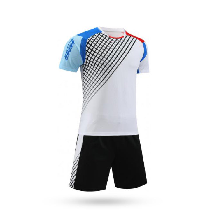 Velocity Vibes White Soccer Jersey Front View